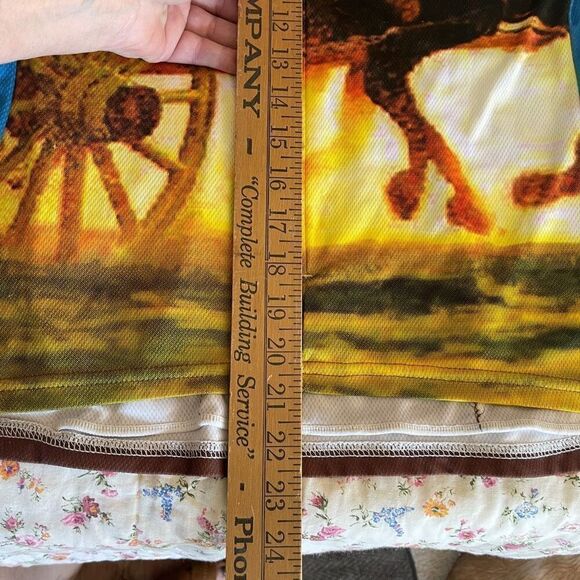 Voler Cycling Jersey Adult Large Blue Yellow Wells Fargo 1/2 Zip - Picture 7 of 7